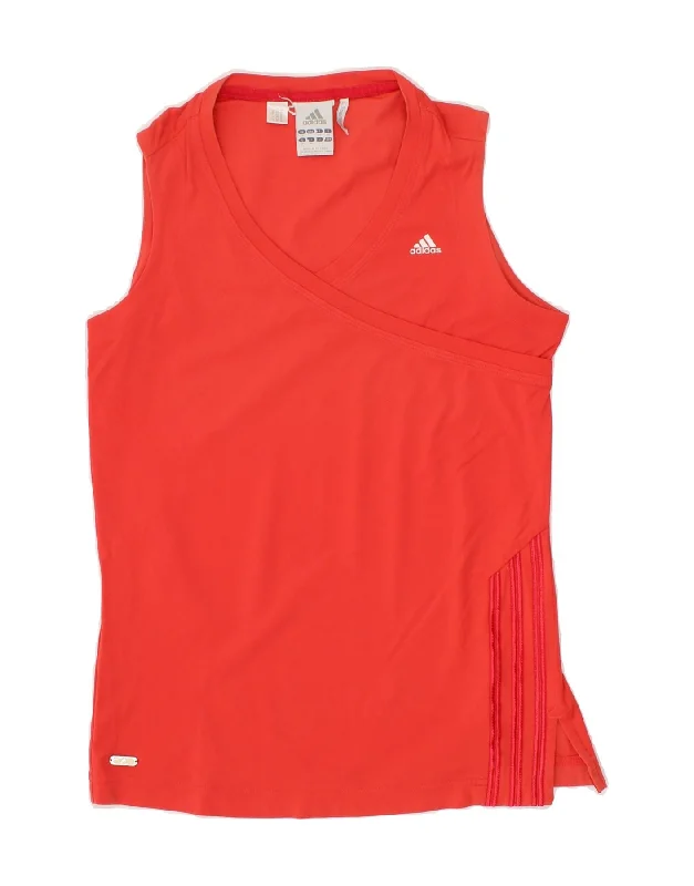 ADIDAS Womens Clima 365 Vest Top UK 12 Medium  Red