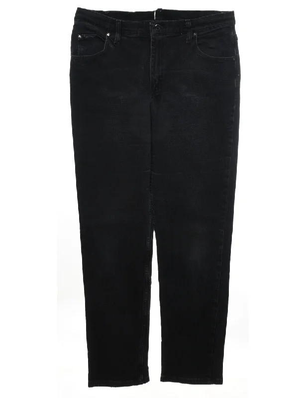 Riders Black Lee Tapered Jeans - W34 L31