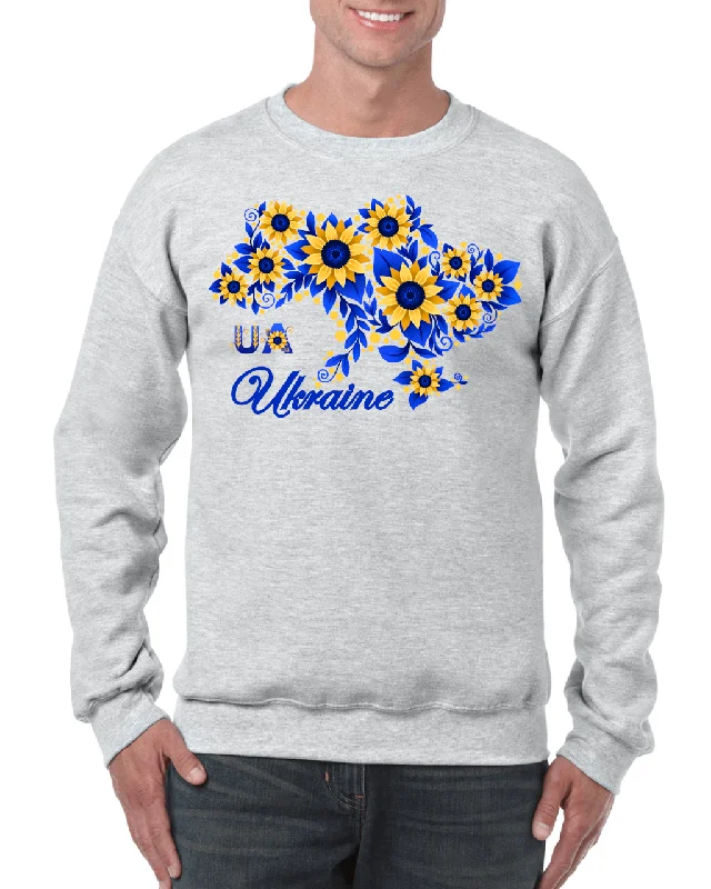 Adult unisex sweatshirt "Sunflower Ukraine"