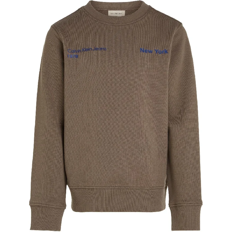 Calvin Klein Falcon Terry Graphic Cn Crewneck