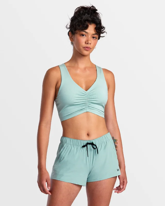 VA Essential Low-Rise Yogger Sport Shorts - Green Haze