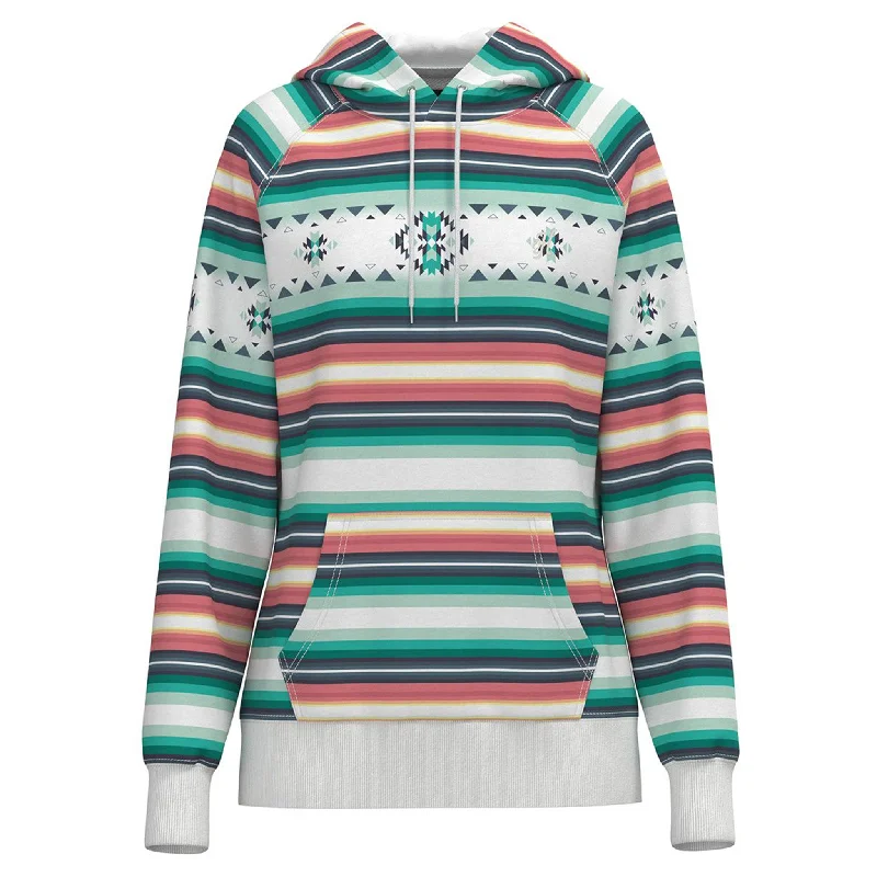 Hooey Ladies "Mesa" Serape Pattern Hoodie