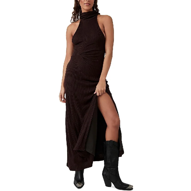 Free People Womens   Knit Sleeveless Maxi Dress