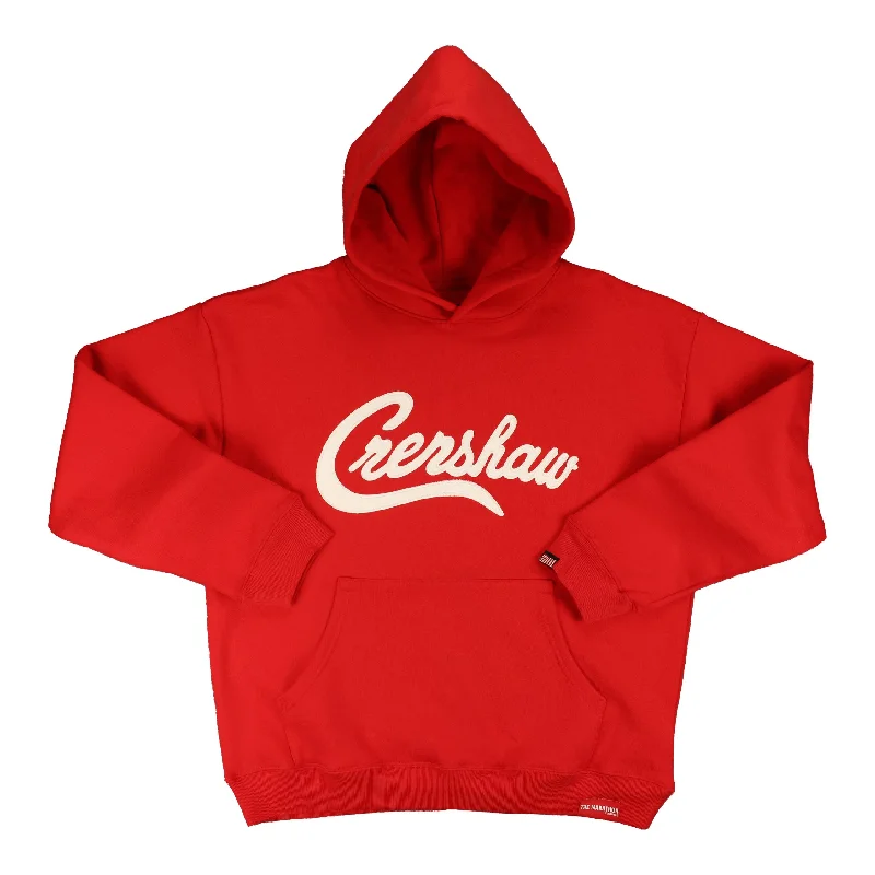 Crenshaw Hoodie - Red/White