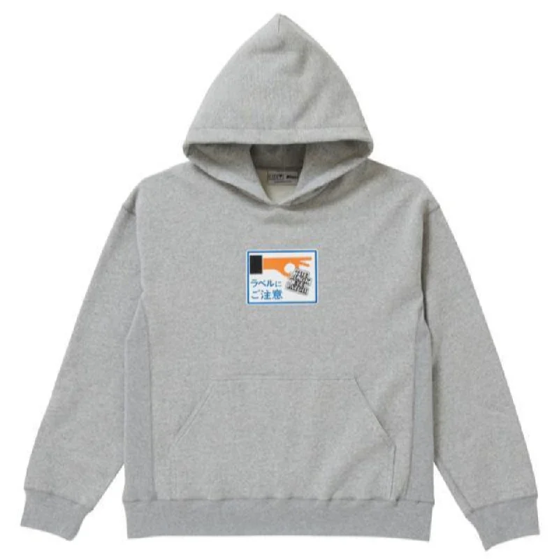 Label Caution Hoodie