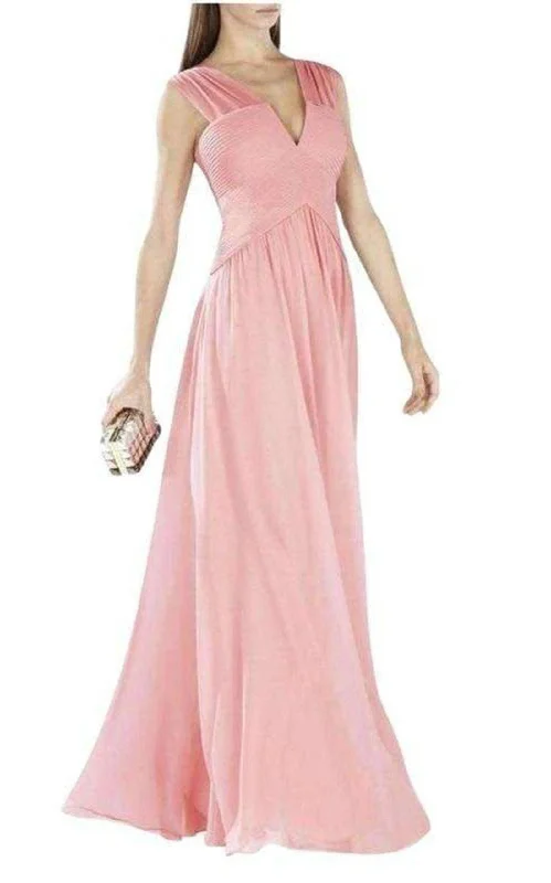 Astella Sleeveless Shirred Gown