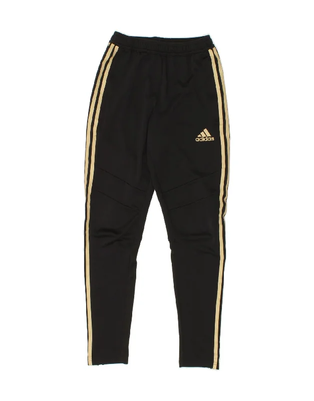 ADIDAS Womens Climacool Tracksuit Trousers UK 6 XS Black Polyester