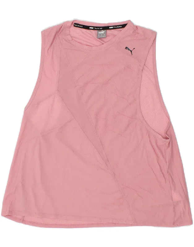 PUMA Womens Vest Top UK 18 XL Pink Nylon