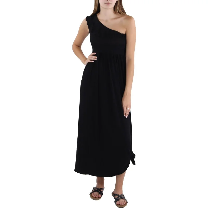 Fiveloaves Twofish Womens Juniors Full Length Belted Maxi Dress