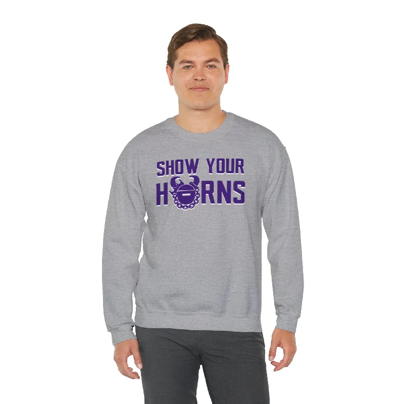 Unisex Heavy Blend™ Crewneck - Show Your Horns