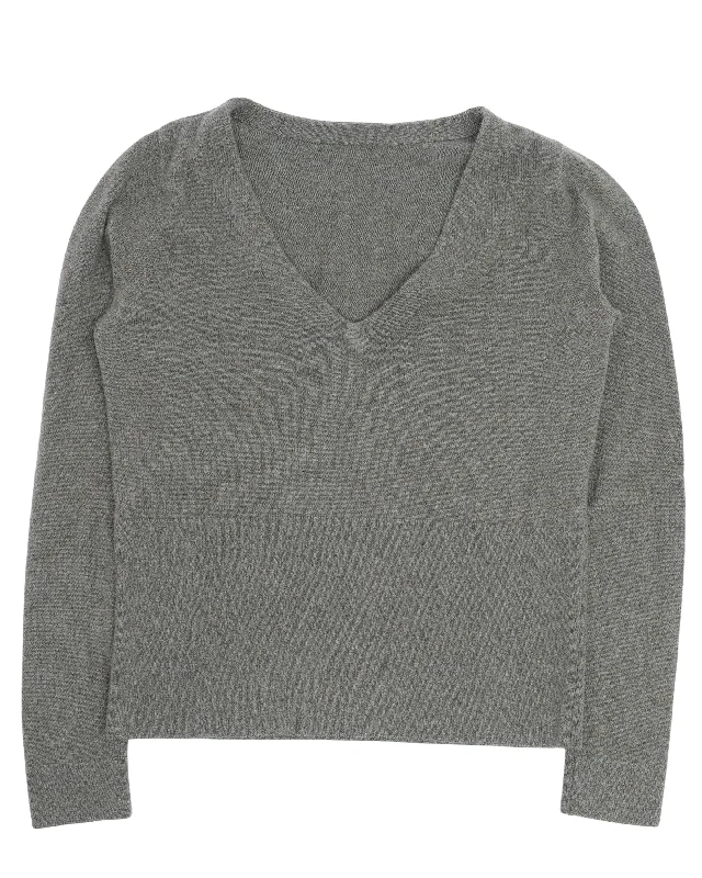 V-Neck Cashmere Sweater