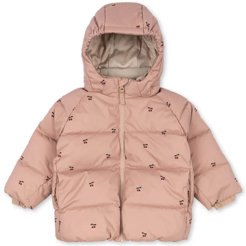 Nuka Puffer Jacket in Cherry Blush by Konges Sløjd