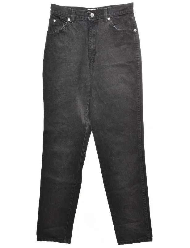 Black Tapered Jeans - W27 L30