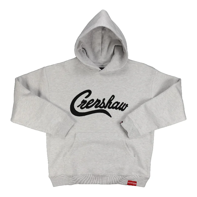 Crenshaw Hoodie - Heather Grey/Black