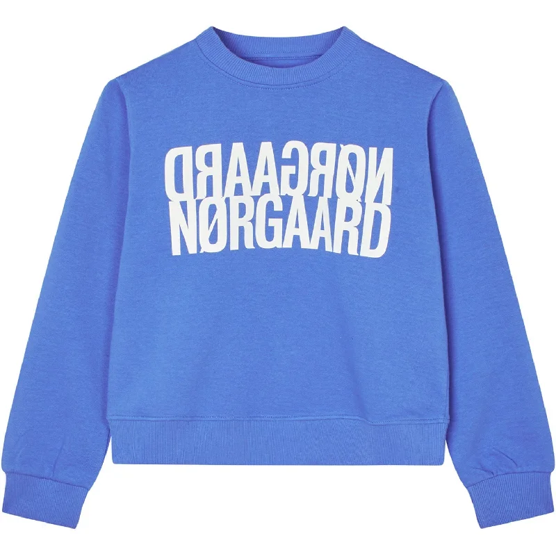 Mads Nørgaard Amparo Blue Organic Sweat Talinka Sweatshirt