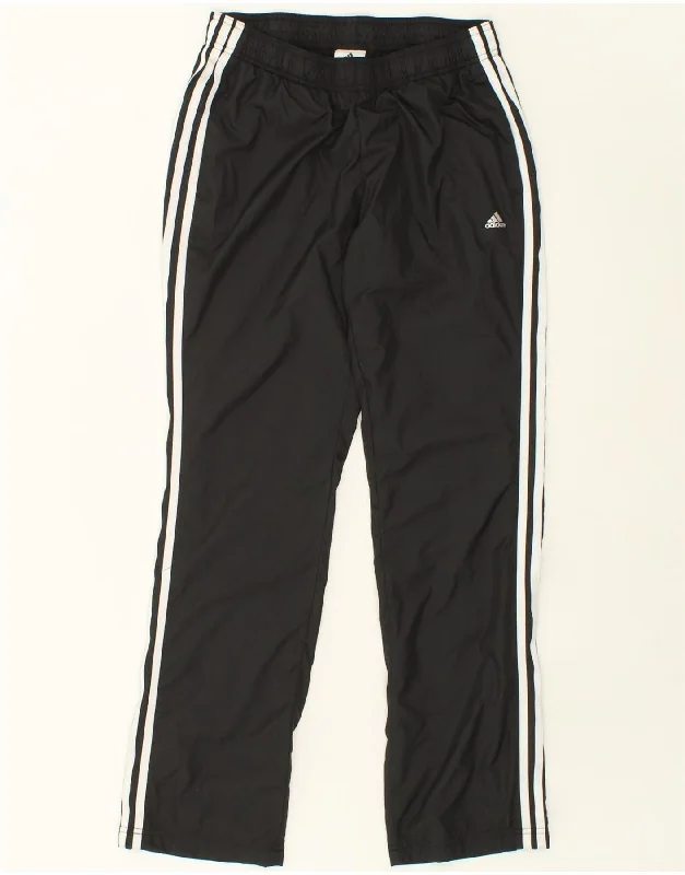 ADIDAS Womens Climacool Tracksuit Trousers UK 8/10 Small Black Polyester