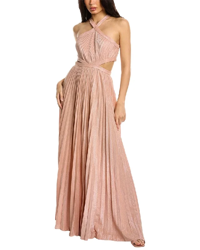 BCBGMAXAZRIA Halter Gown