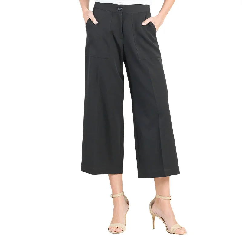 Cropped Trouser In Black