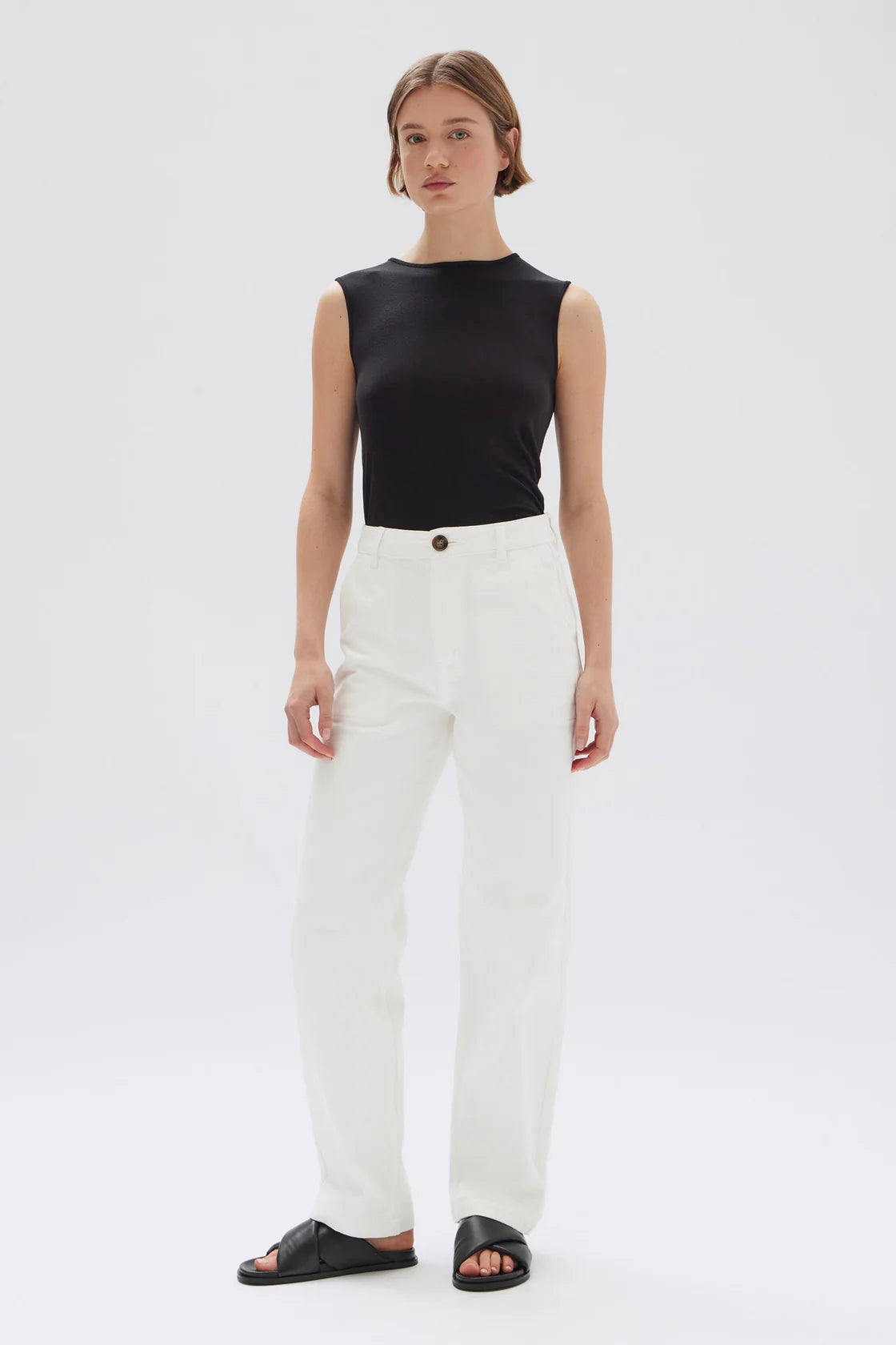 Eleanor Pant - Vintage White