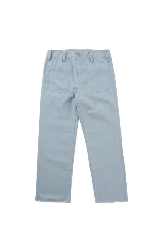 Women's Sailor Crop Pant In Sky Blue