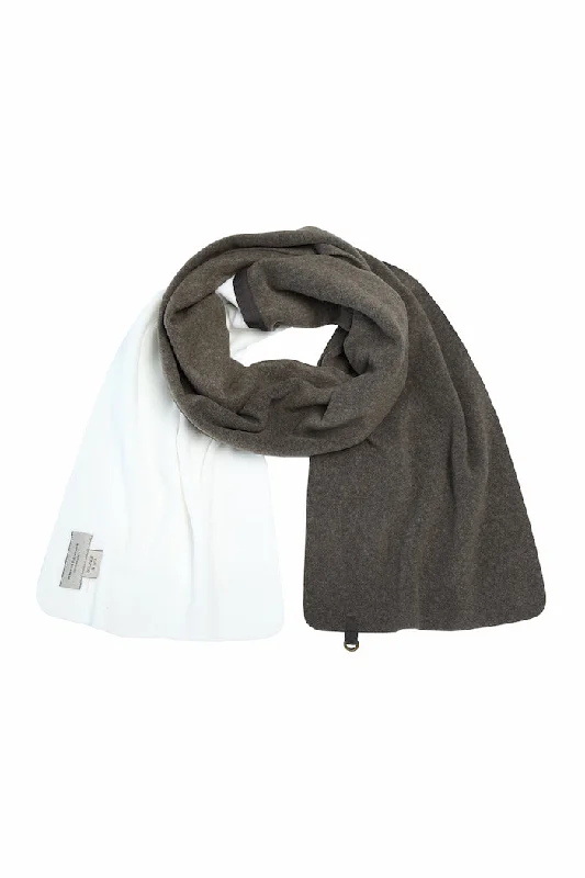 SCARF WOMEN - 4085 - BARK/OFF WHITE